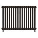 Emmeline I - Grey Bronze Cast Iron Column Radiator H807mm x W1094mm 1 Column - Wall Hung