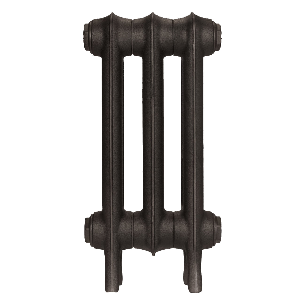Emmeline I - Grey Bronze Cast Iron Column Radiator H407mm x W230mm 1 Column - Wall Hung