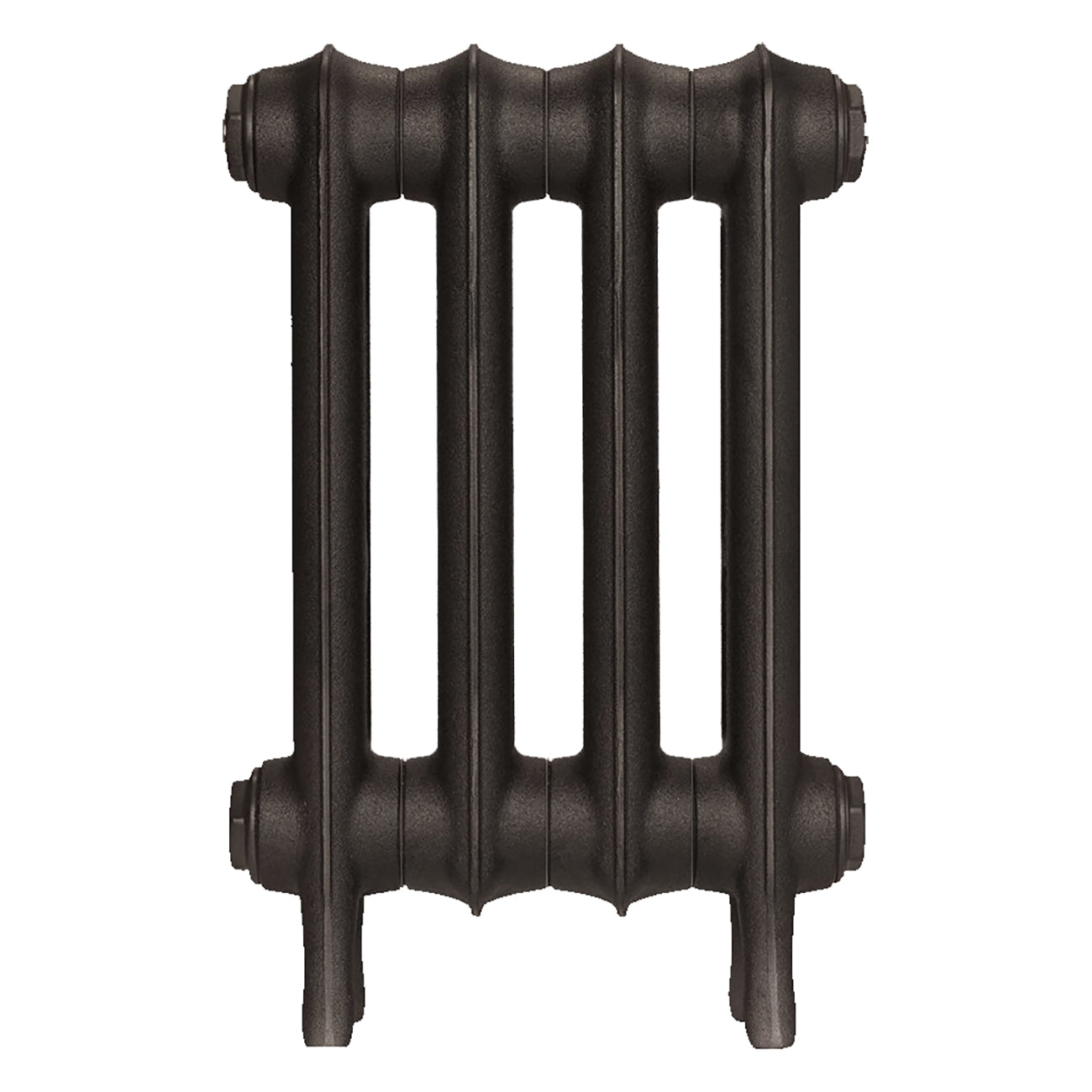 Emmeline I - Grey Bronze Cast Iron Column Radiator H407mm x W296mm 1 Column - Wall Hung