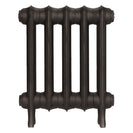 Emmeline I - Grey Bronze Cast Iron Column Radiator H407mm x W363mm 1 Column - Wall Hung