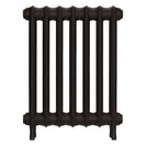 Emmeline I - Grey Bronze Cast Iron Column Radiator H607mm x W496mm 1 Column - Wall Hung