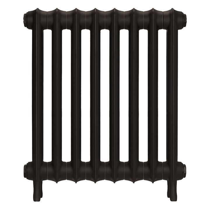 Emmeline I - Grey Bronze Cast Iron Column Radiator H607mm x W562mm 1 Column - Wall Hung