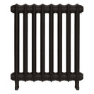 Emmeline I - Grey Bronze Cast Iron Column Radiator H607mm x W562mm 1 Column - Wall Hung