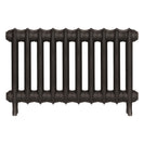 Emmeline II - Grey Bronze Cast Iron Column Radiator H413mm x W695mm 2 Column - Wall Hung