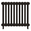 Emmeline II - Grey Bronze Cast Iron Column Radiator H613mm x W695mm 2 Column - Wall Hung