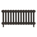 Emmeline II - Grey Bronze Cast Iron Column Radiator H413mm x W895mm 2 Column - Wall Hung