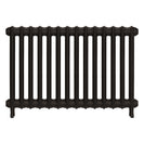 Emmeline II - Grey Bronze Cast Iron Column Radiator H613mm x W961mm 2 Column - Wall Hung