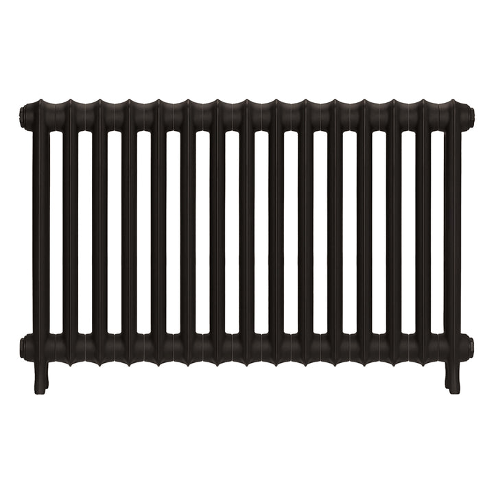 Emmeline II - Grey Bronze Cast Iron Column Radiator H613mm x W1028mm 2 Column - Wall Hung