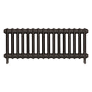 Emmeline II - Grey Bronze Cast Iron Column Radiator H413mm x W1094mm 2 Column - Wall Hung