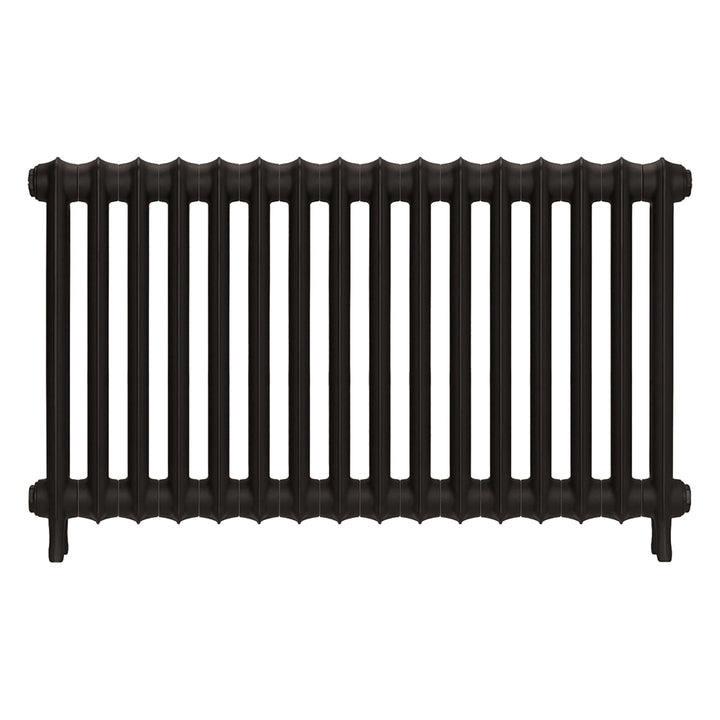 Emmeline II - Grey Bronze Cast Iron Column Radiator H613mm x W1094mm 2 Column - Wall Hung