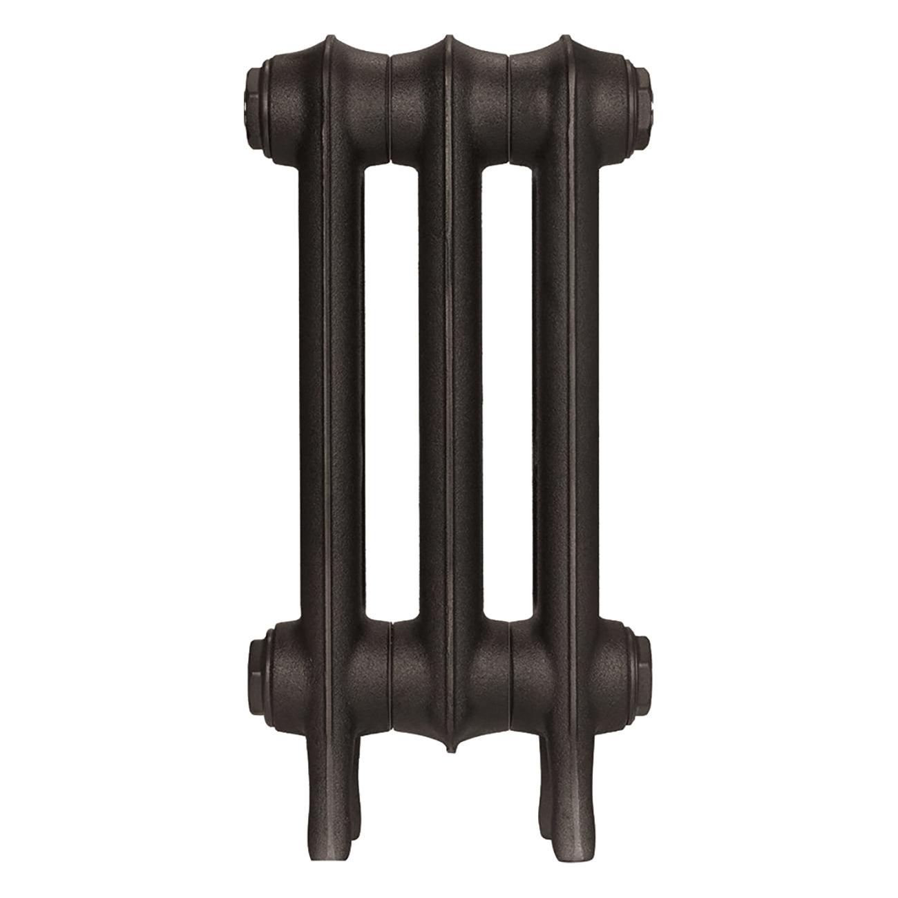 Emmeline II - Grey Bronze Cast Iron Column Radiator H413mm x W230mm 2 Column - Wall Hung