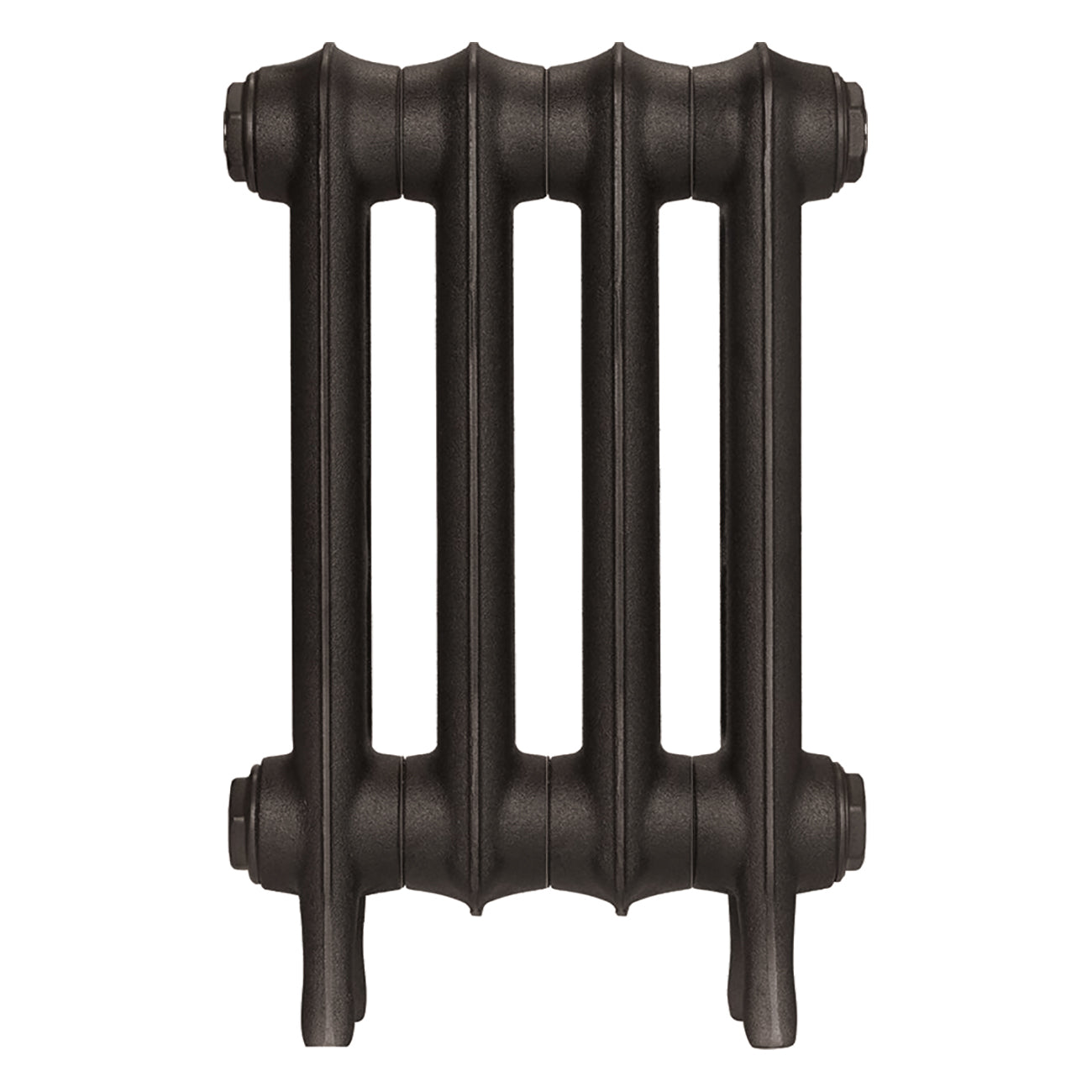 Emmeline II - Grey Bronze Cast Iron Column Radiator H413mm x W296mm 2 Column - Wall Hung