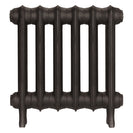 Emmeline II - Grey Bronze Cast Iron Column Radiator H413mm x W429mm 2 Column - Wall Hung