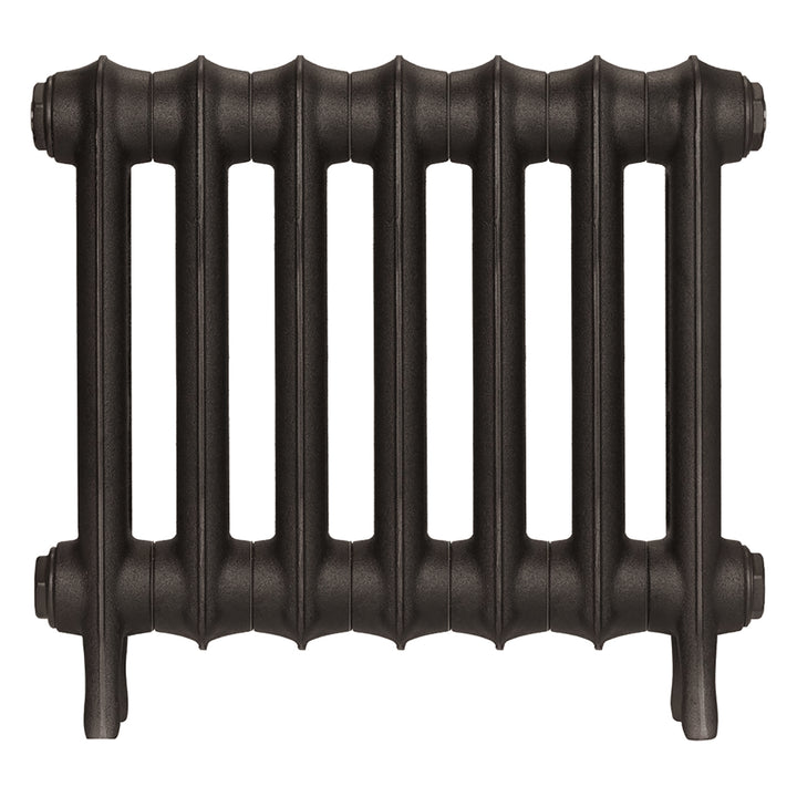 Emmeline II - Grey Bronze Cast Iron Column Radiator H413mm x W496mm 2 Column - Wall Hung
