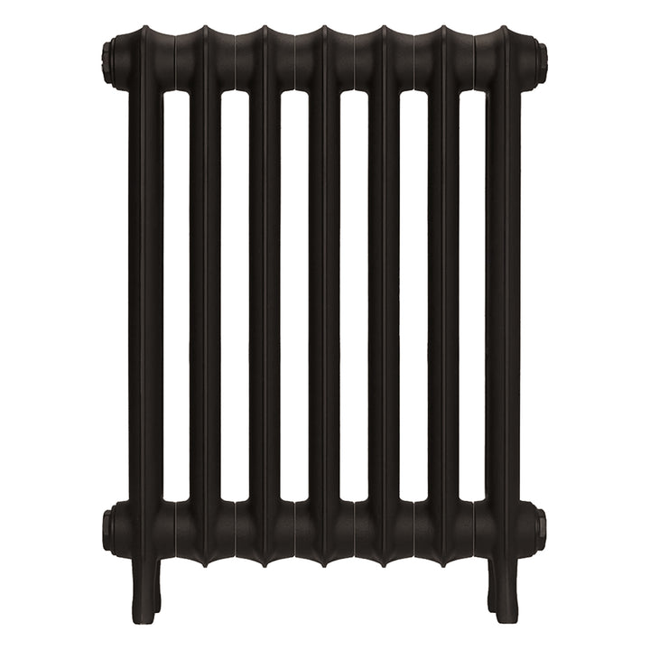 Emmeline II - Grey Bronze Cast Iron Column Radiator H613mm x W496mm 2 Column - Wall Hung
