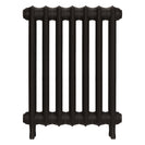 Emmeline II - Grey Bronze Cast Iron Column Radiator H613mm x W496mm 2 Column - Wall Hung