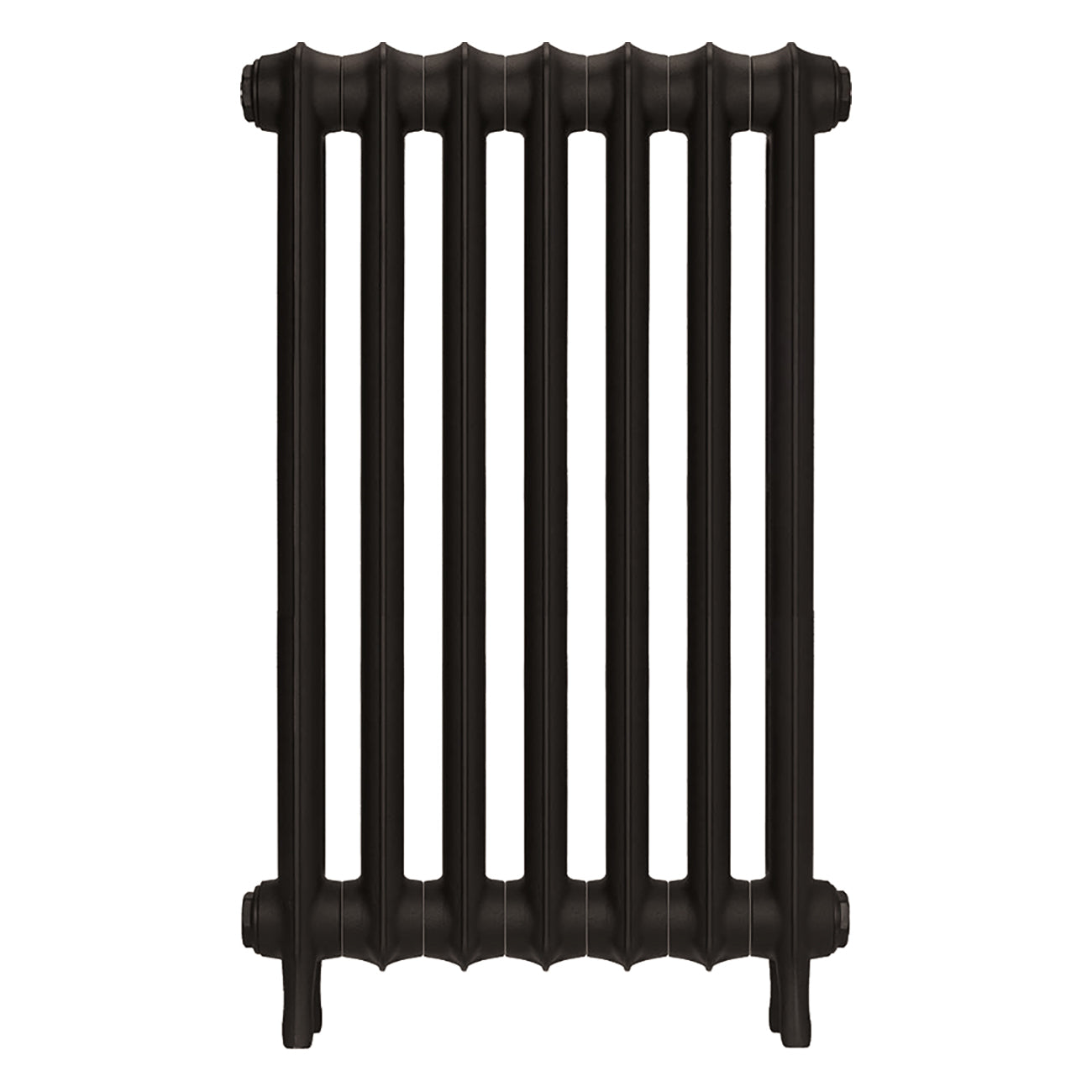 Emmeline II - Grey Bronze Cast Iron Column Radiator H813mm x W496mm 2 Column - Wall Hung