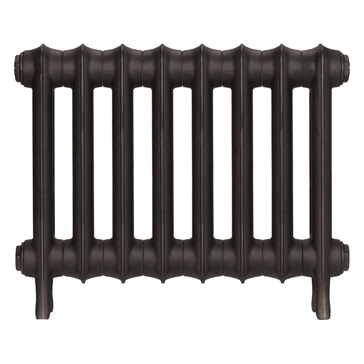 Emmeline II - Grey Bronze Cast Iron Column Radiator H413mm x W562mm 2 Column - Wall Hung