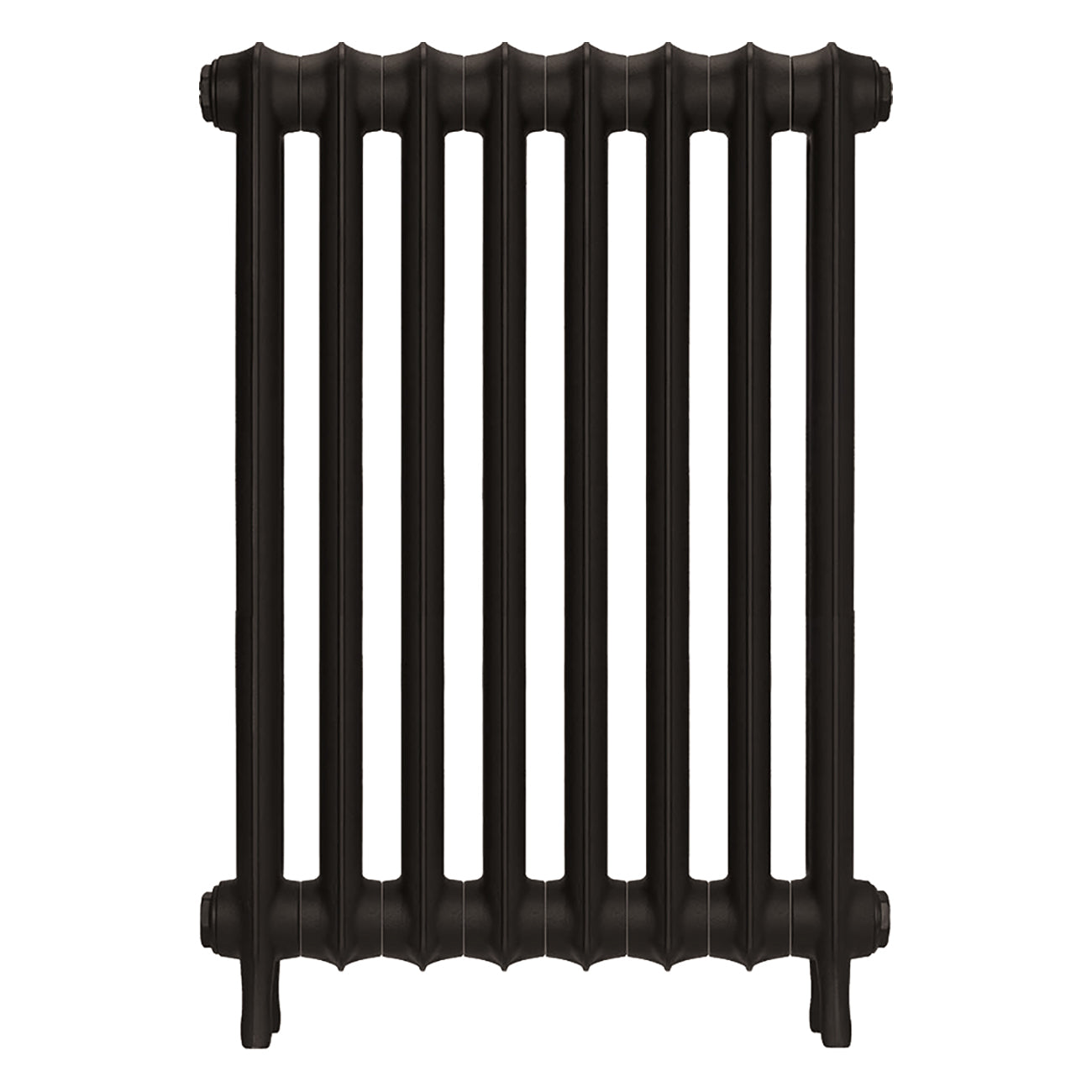 Emmeline II - Grey Bronze Cast Iron Column Radiator H813mm x W562mm 2 Column - Wall Hung