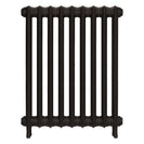 Emmeline II - Grey Bronze Cast Iron Column Radiator H813mm x W629mm 2 Column - Wall Hung