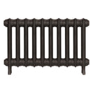 Emmeline III - Grey Bronze Cast Iron Column Radiator H416mm x W695mm 3 Column - Wall Hung