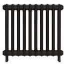 Emmeline III - Grey Bronze Cast Iron Column Radiator H616mm x W695mm 3 Column - Wall Hung