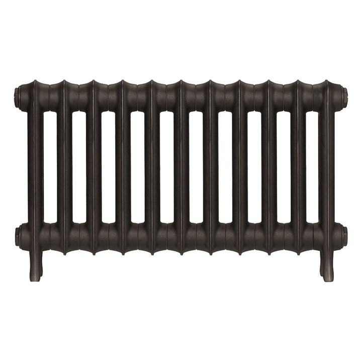 Emmeline III - Grey Bronze Cast Iron Column Radiator H416mm x W762mm 3 Column - Wall Hung