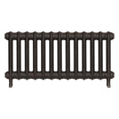 Emmeline III - Grey Bronze Cast Iron Column Radiator H416mm x W895mm 3 Column - Wall Hung