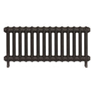 Emmeline III - Grey Bronze Cast Iron Column Radiator H416mm x W961mm 3 Column - Wall Hung