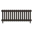 Emmeline III - Grey Bronze Cast Iron Column Radiator H416mm x W1028mm 3 Column - Wall Hung