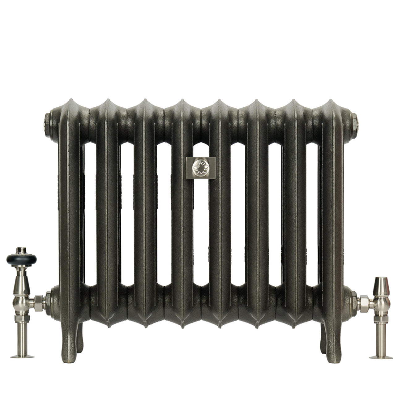 Emmeline III - Grey Bronze Cast Iron Column Radiator H470mm x W895mm 3 Column - Floor Standing
