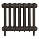 Emmeline III - Grey Bronze Cast Iron Column Radiator H416mm x W496mm 3 Column - Wall Hung