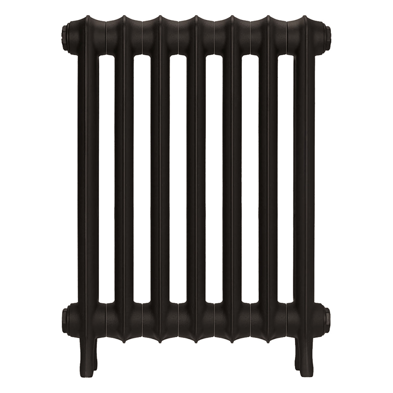 Emmeline III - Grey Bronze Cast Iron Column Radiator H616mm x W496mm 3 Column - Wall Hung