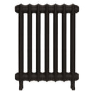 Emmeline III - Grey Bronze Cast Iron Column Radiator H616mm x W496mm 3 Column - Wall Hung