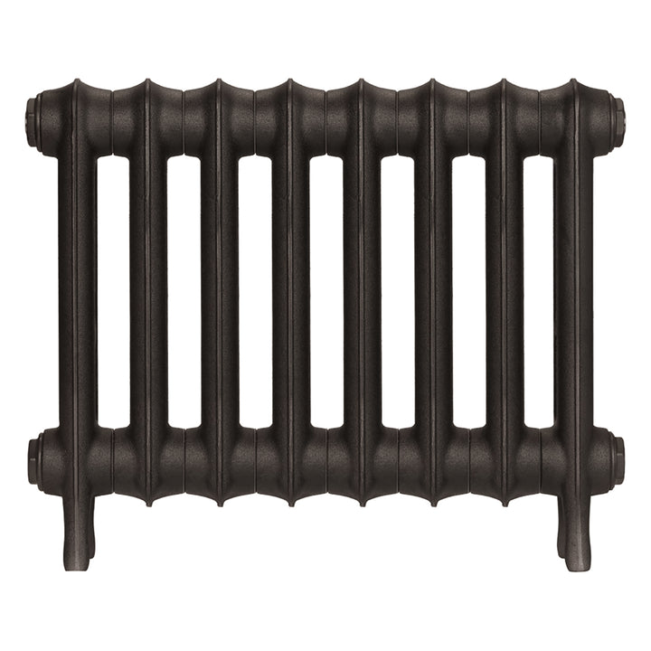 Emmeline III - Grey Bronze Cast Iron Column Radiator H416mm x W562mm 3 Column - Wall Hung