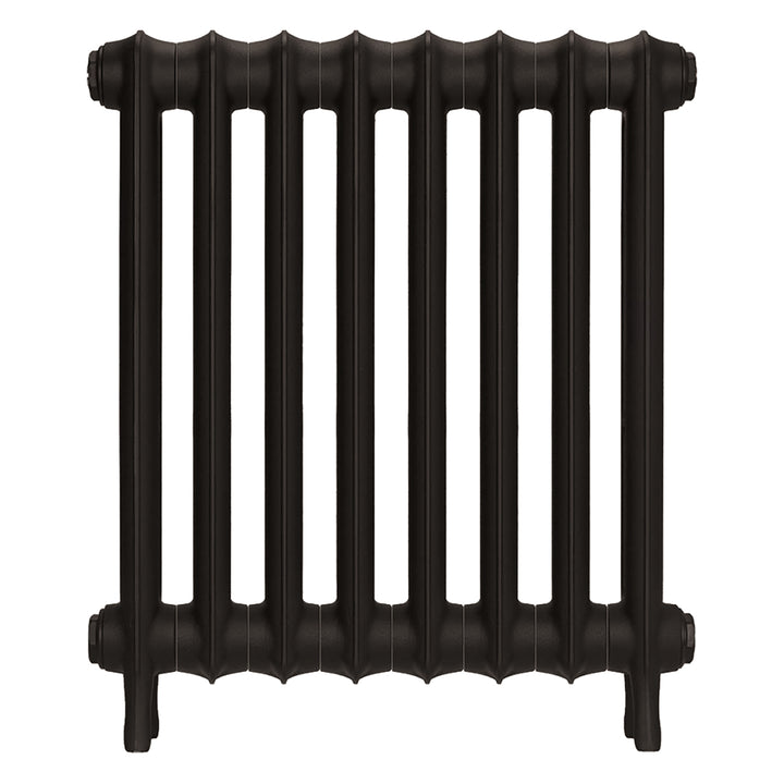 Emmeline III - Grey Bronze Cast Iron Column Radiator H616mm x W562mm 3 Column - Wall Hung