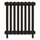 Emmeline III - Grey Bronze Cast Iron Column Radiator H616mm x W562mm 3 Column - Wall Hung