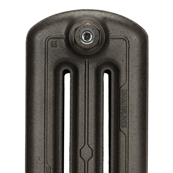 Emmeline III - Grey Bronze Cast Iron Column Radiator H416mm x W230mm 3 Column - Wall Hung