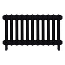 Emmeline I - Matt Black Cast Iron Column Radiator H407mm x W762mm 1 Column - Wall Hung