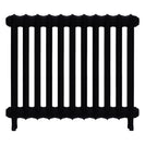 Emmeline I - Matt Black Cast Iron Column Radiator H607mm x W762mm 1 Column - Wall Hung