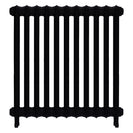 Emmeline I - Matt Black Cast Iron Column Radiator H807mm x W762mm 1 Column - Wall Hung