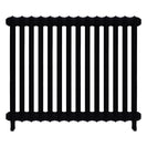 Emmeline I - Matt Black Cast Iron Column Radiator H807mm x W961mm 1 Column - Wall Hung