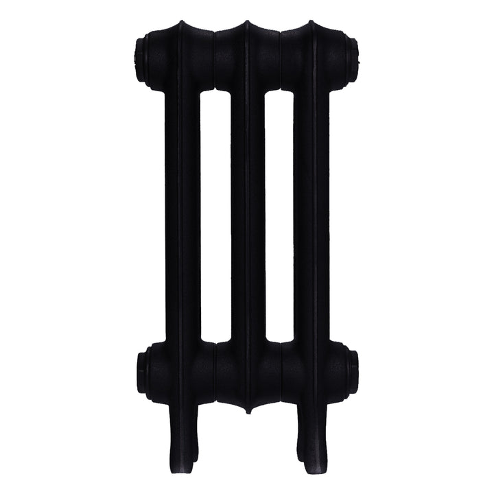 Emmeline I - Matt Black Cast Iron Column Radiator H407mm x W230mm 1 Column - Wall Hung