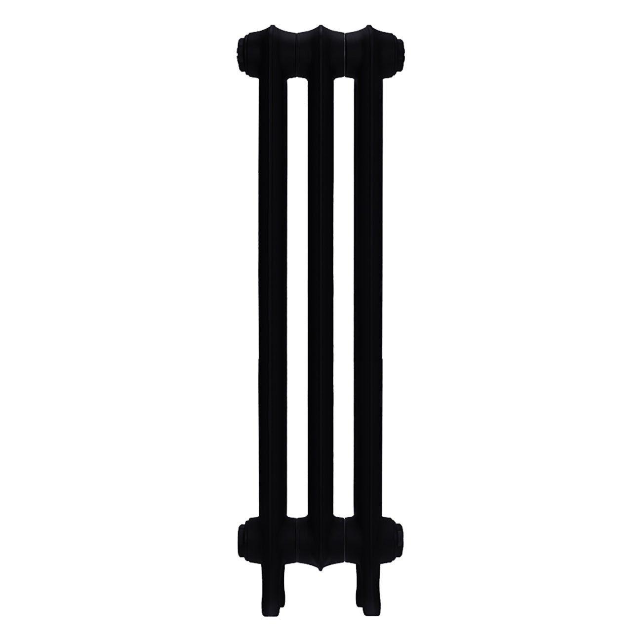 Emmeline I - Matt Black Cast Iron Column Radiator H807mm x W230mm 1 Column - Wall Hung