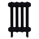Emmeline I - Matt Black Cast Iron Column Radiator H407mm x W296mm 1 Column - Wall Hung