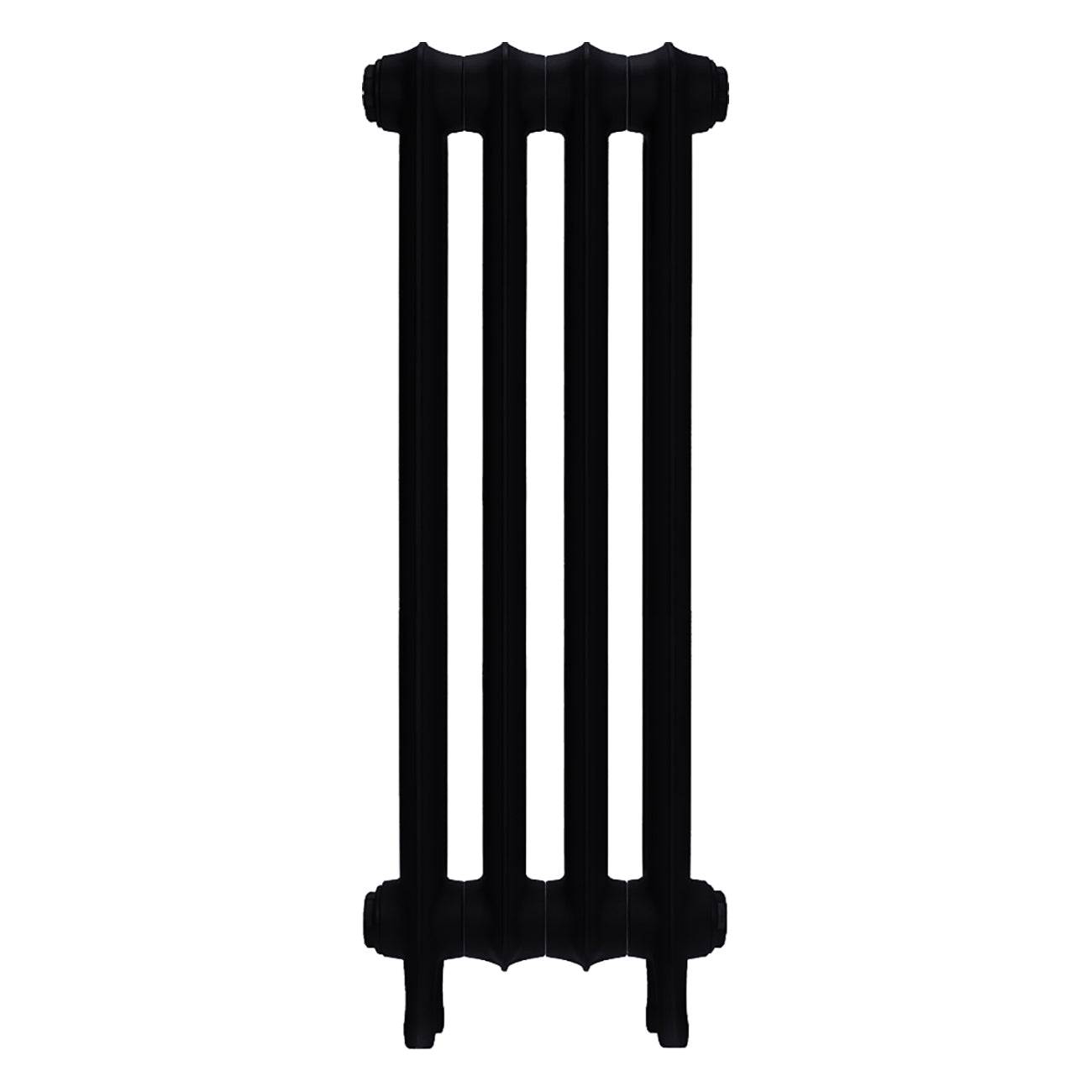 Emmeline I - Matt Black Cast Iron Column Radiator H807mm x W296mm 1 Column - Wall Hung