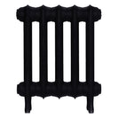 Emmeline I - Matt Black Cast Iron Column Radiator H407mm x W363mm 1 Column - Wall Hung