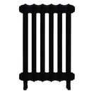 Emmeline I - Matt Black Cast Iron Column Radiator H607mm x W429mm 1 Column - Wall Hung