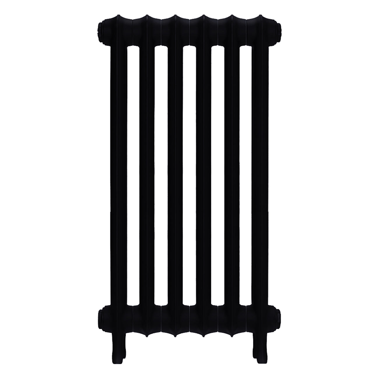 Emmeline I - Matt Black Cast Iron Column Radiator H807mm x W429mm 1 Column - Wall Hung