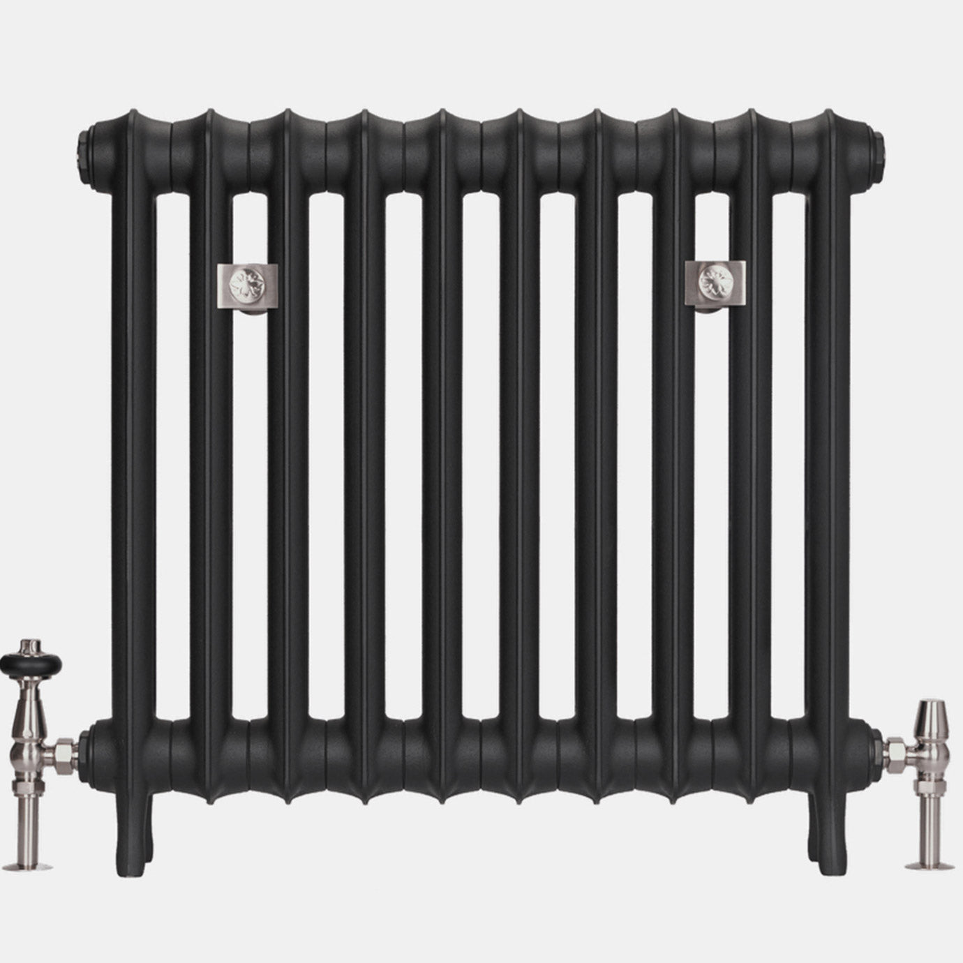 Emmeline I - Chalk White Cast Iron Column Radiator H665mm x W230mm 1 Column - Floor Standing